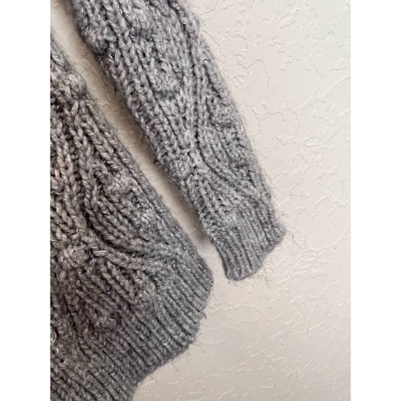 Cat & Jack Grey Sparkly Cardigan - Picture 5 of 6